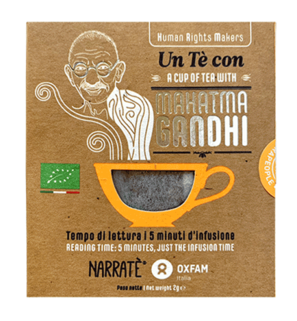 Un tè con Mahatma Gandhi